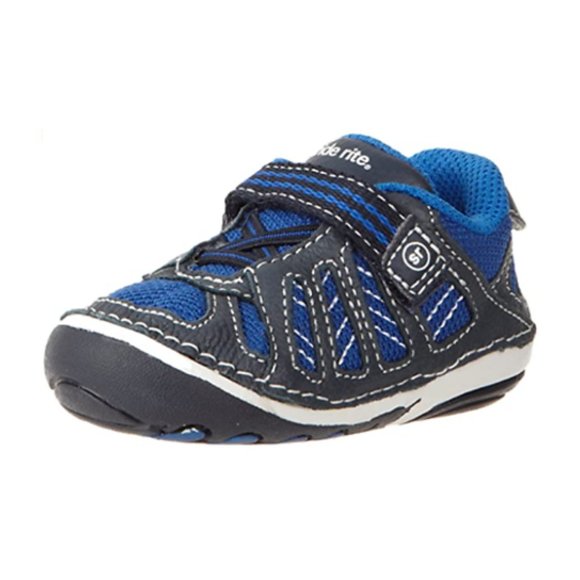 Stride Rite Other - NEW Stride Rite Baby SRT Chip Royal Deep Blue Soft Motion Leather Mesh Sneakers